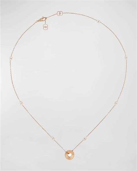 Icon 18k heart necklace 